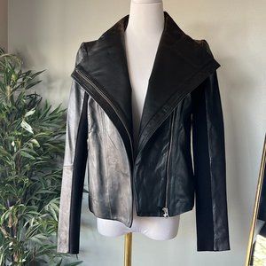 NWT Black Leather Moto Jacket